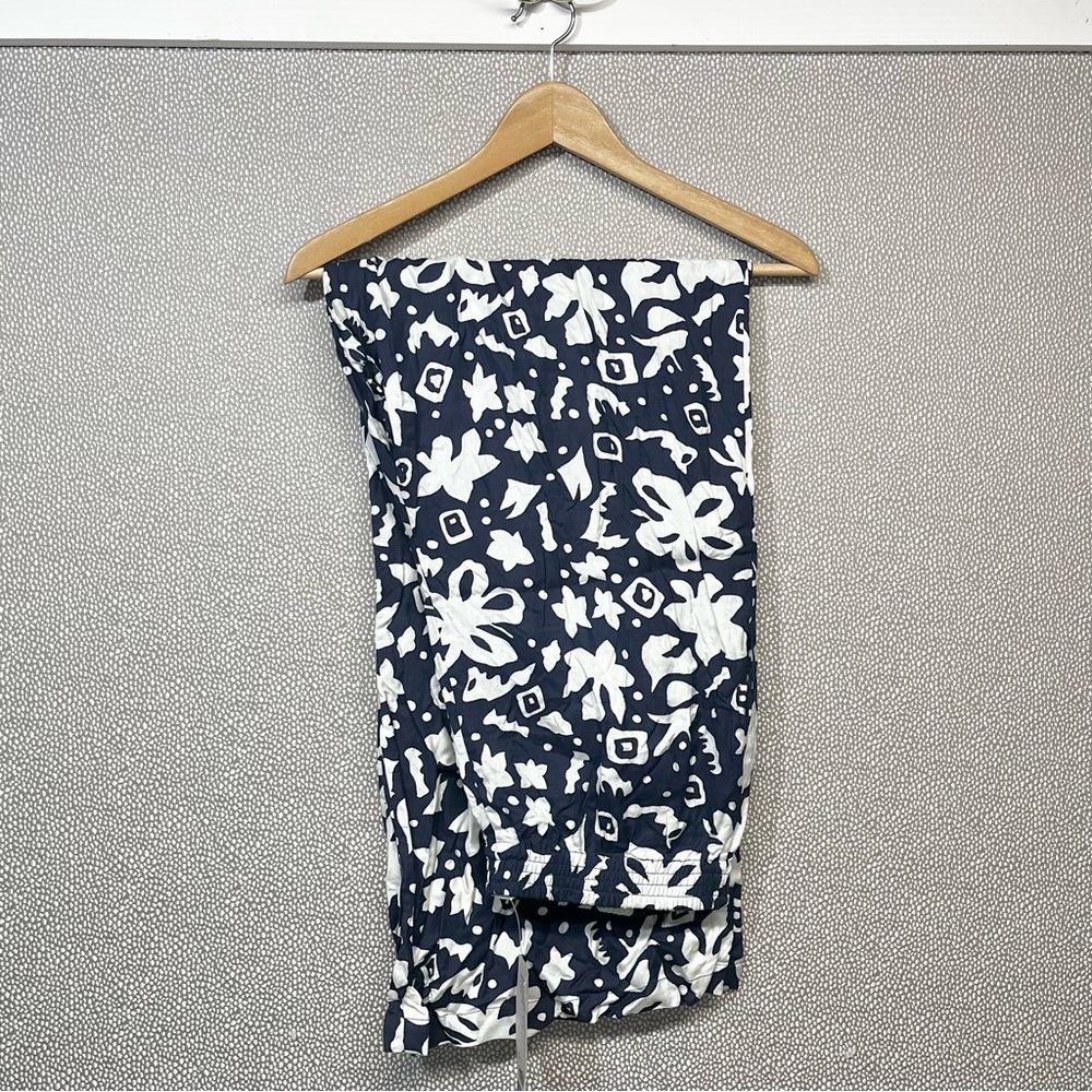 🆕 L Vintage 90s/ Y2K Sostanza Abstract Elastic Waistband Palazzo Pants NWT